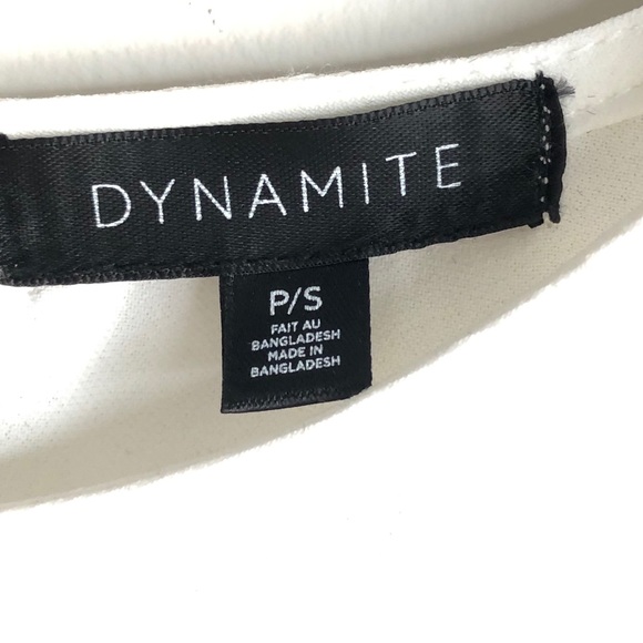 Dynamite White Blouse NWOT - Picture 4 of 6